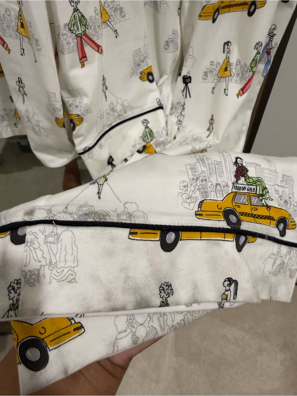 Bedhead Pajama Set NYC Fashion Week NYC Medium NWT - Picture 6 of 7